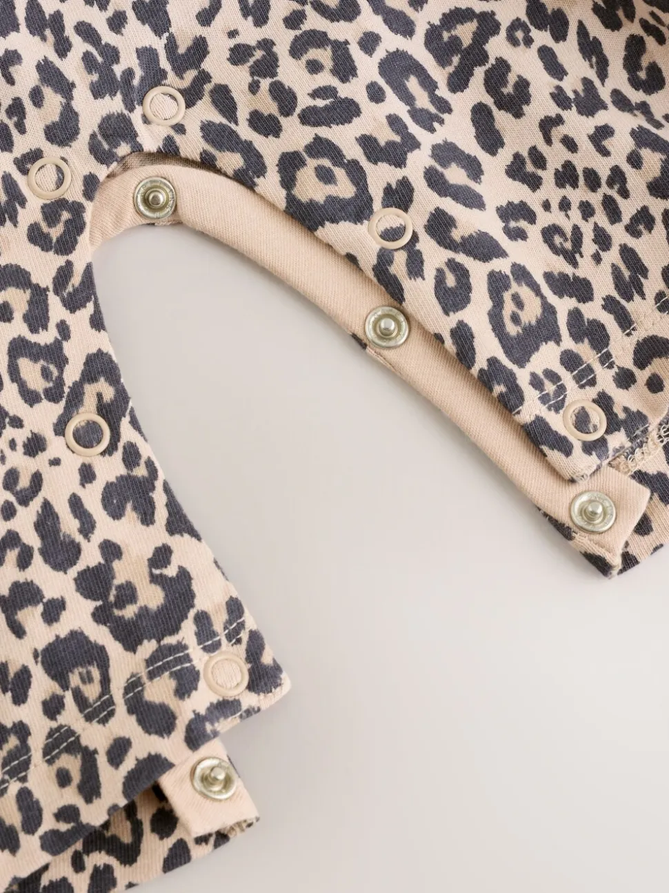 Luipaardprint - Babyjersey bretelbroeken en Bodysuits Set van 2 stuks (0maanden -3jaar)