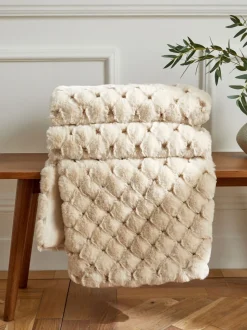 Luna Bedloper met geschulpt pluche imitatiebont
