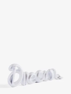 Lustre Dream Slogan Word Block Ornament