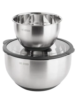 Luxe Set of 2 Stainless Steel Mixing Bowls