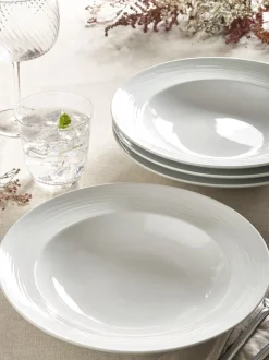 Malvern - Set van 4 pastakommen met reliëf