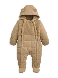 Mamas & Papas Gewatteerde Corduroy en Borg Kinderwagenpak met 3D Oren