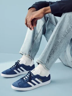 Marineblauw - adidas Originals - Gazelle sneakers