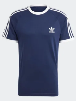 Marineblauw - adidas Originals Adicolor Classics T-shirt met 3 strepen