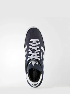 Marineblauw - adidas Originals samba suède sneakers