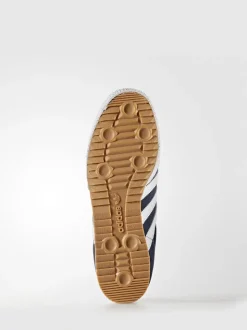 Marineblauw - adidas Originals samba suède sneakers
