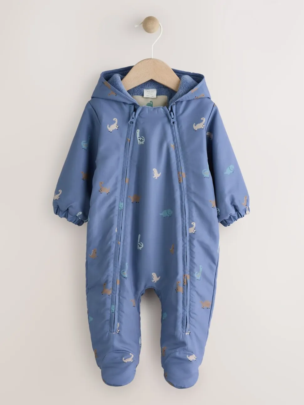 Marineblauw - Baby all-in-one van nylon met capuchon (0mnd -2jaar)