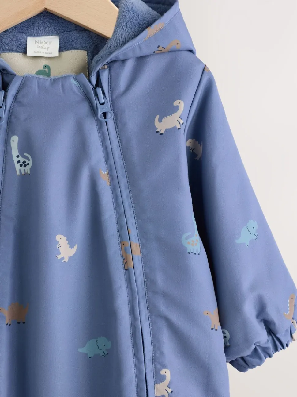 Marineblauw - Baby all-in-one van nylon met capuchon (0mnd -2jaar)