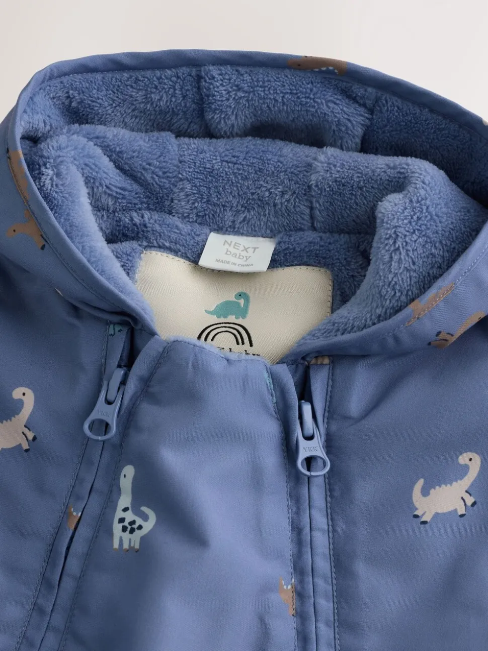 Marineblauw - Baby all-in-one van nylon met capuchon (0mnd -2jaar)