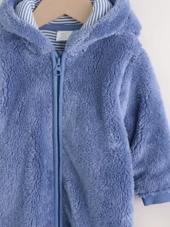 Marineblauw - Baby kinderwagenpak van fleece (0mnd -2jr)
