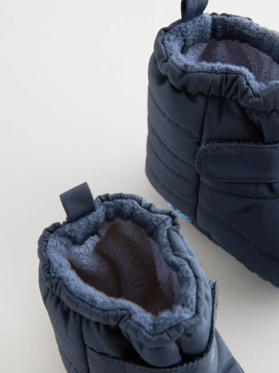Marineblauw - Baby-sneeuwlaarzen met klittenbandsluiting (0-2mnd)