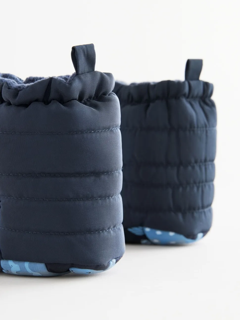 Marineblauw - Baby-sneeuwlaarzen met klittenbandsluiting (0-2mnd)