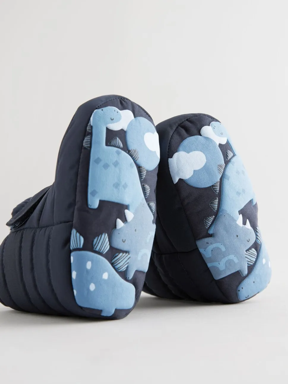 Marineblauw - Baby-sneeuwlaarzen met klittenbandsluiting (0-2mnd)