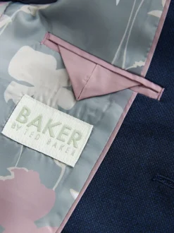Marineblauw - Baker By Ted Baker kostuumjasje