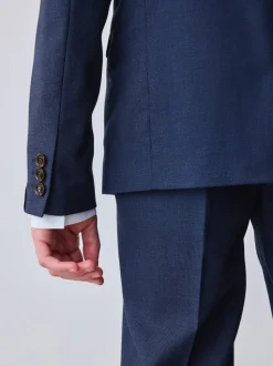 Marineblauw - Baker By Ted Baker kostuumjasje