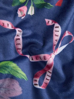 Marineblauw - Baker by Ted Baker All Over Floral Print Robe