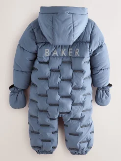 Marineblauw - Baker by Ted Baker - Regenbestendig sneeuwpak met heatseal