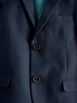 Marineblauw - Baker By Ted Baker kostuumjasje