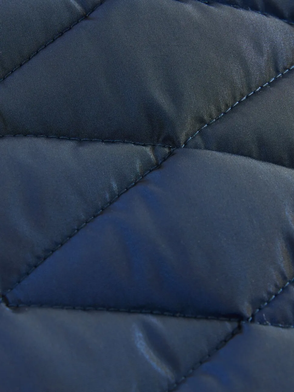 Marineblauw - Baker by Ted Baker - Regenbestendige halfzware gevoerde jas met ceintuur