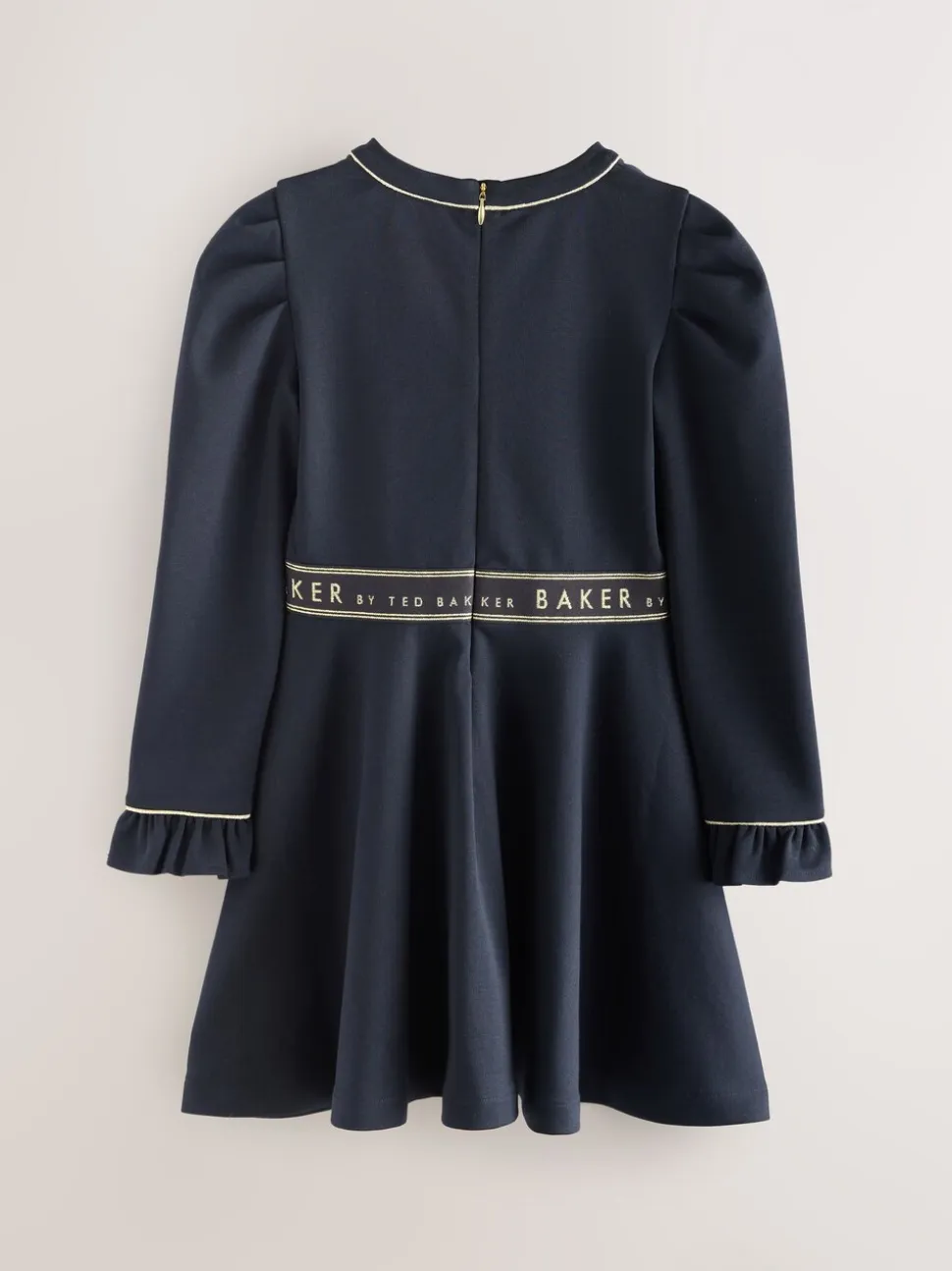 Marineblauw - Baker by Ted Baker - Ponté jurk