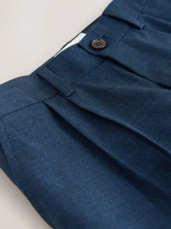 Marineblauw - Baker By Ted Baker kostuumbroek