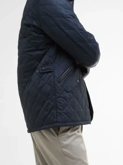 Marineblauw - Barbour® Chelsea gewatteerd jack
