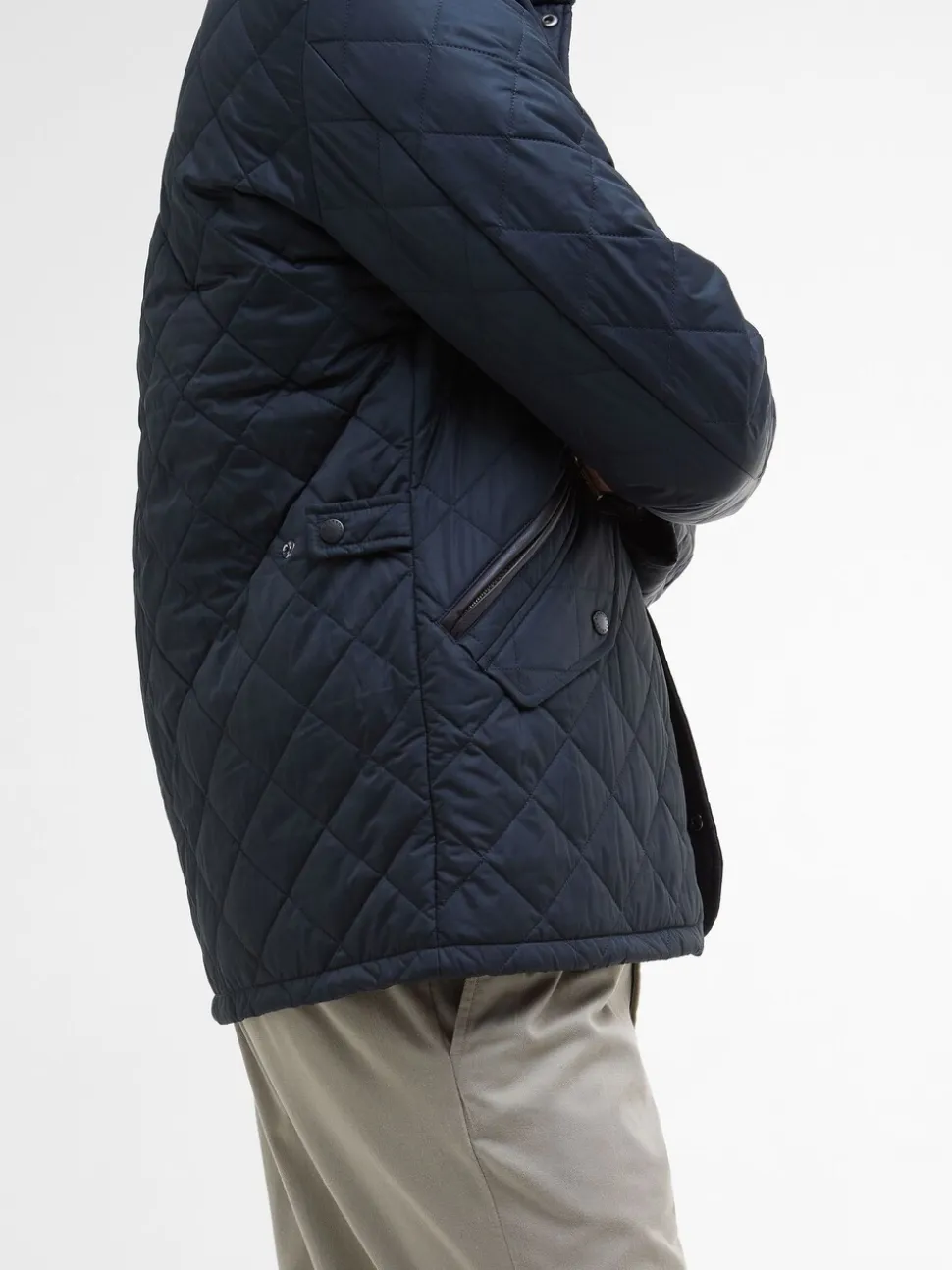 Marineblauw - Barbour® Chelsea gewatteerd jack