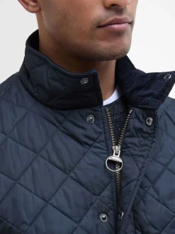 Marineblauw - Barbour® Chelsea gewatteerd jack