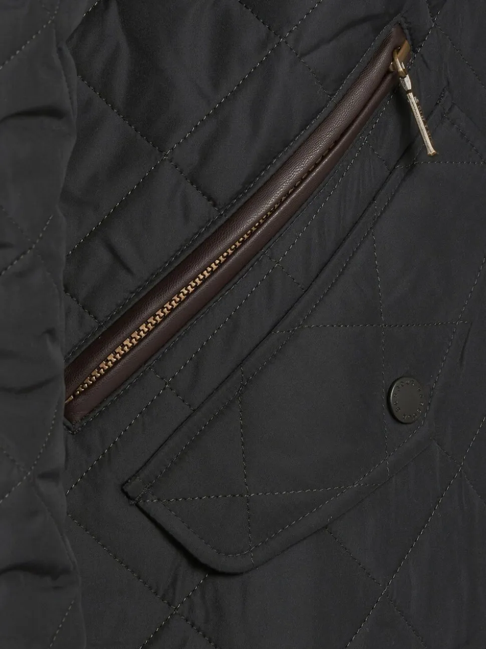 Marineblauw - Barbour® Chelsea gewatteerd jack