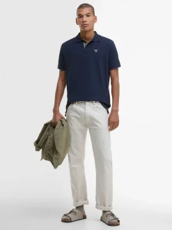 Marineblauw - Barbour® Classic poloshirt