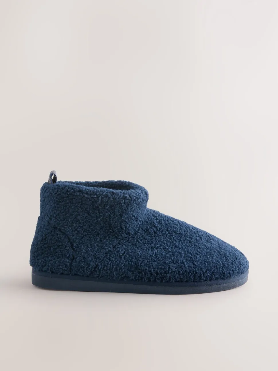 Marineblauw - Borg pantoffels