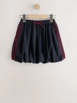 Marineblauw - Cargo rok met bubbels (3-16jr)