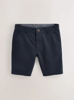 Marineblauw - Chinoshort (3-16 jr)