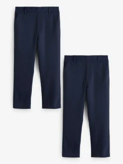 Marineblauw - Clarks set van 2 pull-on broeken met Regular fit