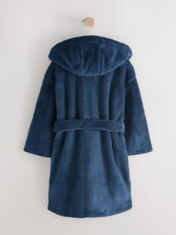Marineblauw - Fleece badjaspyjama (1.5-16jr)