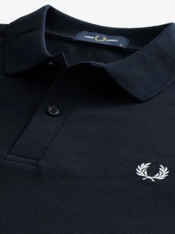 Marineblauw - Fred Perry-poloshirt