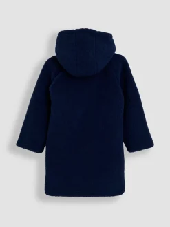Marineblauw - JoJo Maman Bébé Cosy Hooded Blanket