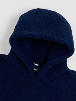 Marineblauw - JoJo Maman Bébé Cosy Hooded Blanket