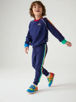 Marineblauw - Little Bird by Jools Oliver set van sweatshirt en joggingbroek
