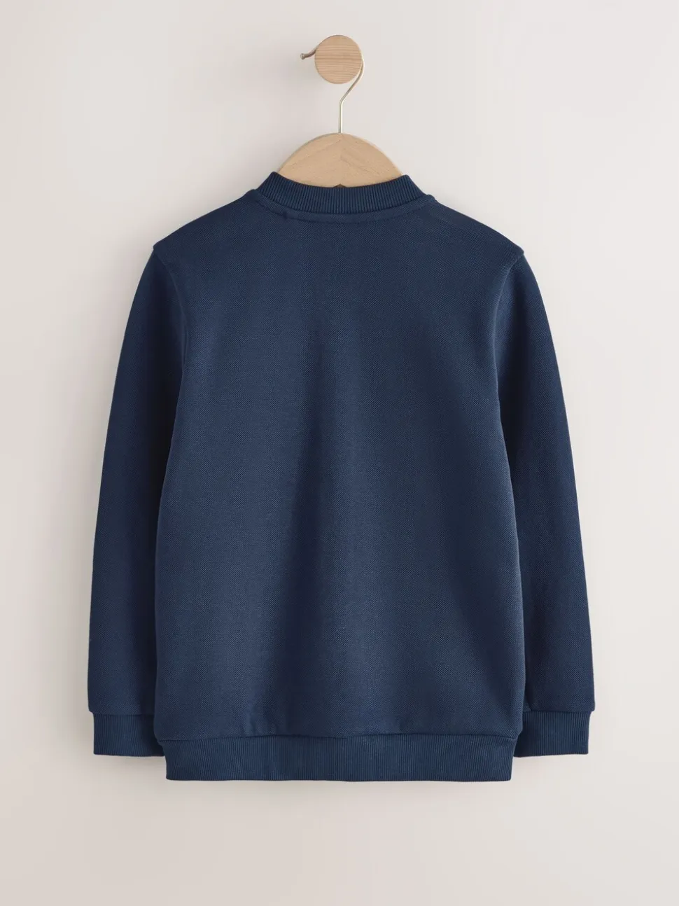 Marineblauw - Net bomberjack (3-16 jr)