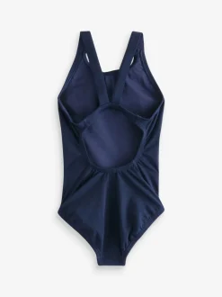 Marineblauw - Nike Hydrastrong Effen badpak
