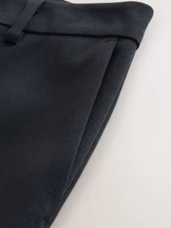 Marineblauw - Op maat gesneden smalle broek
