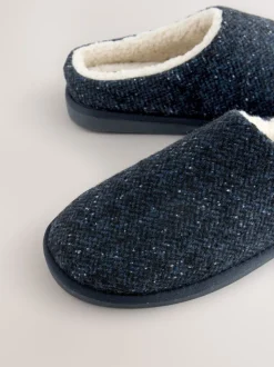 Marineblauw - Patterned Slippers