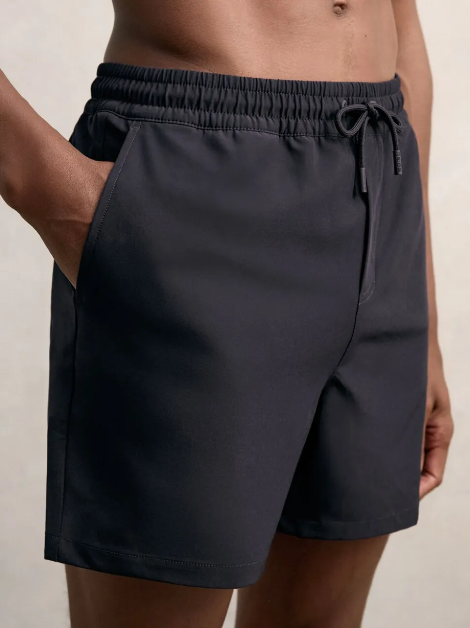 Marineblauw - Reiss Cliff Zwembroek met trekkoord