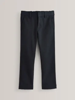 Marineblauw - Schoolbroek met rechte pijpen (3-17jaar)