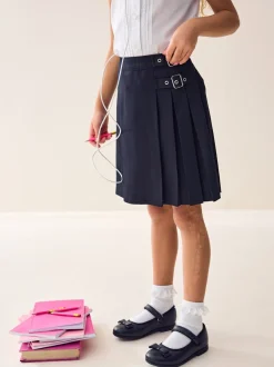 Marineblauw - Schoolkilt (3 - 16 jr)