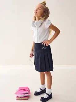 Marineblauw - Schoolkilt (3 - 16 jr)