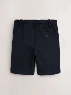 Marineblauw - Schoolshorts zonder plooien (3-14jr)