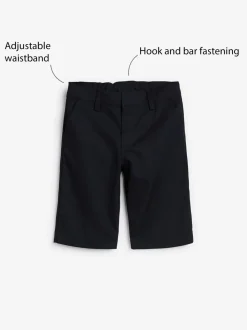 Marineblauw - Schoolshorts zonder plooien (3-14jr)