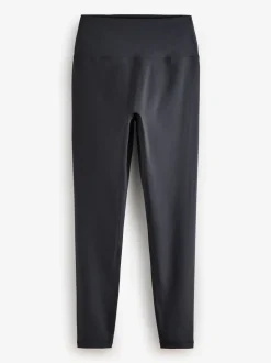 Marineblauw - self. Legging met hoge taille